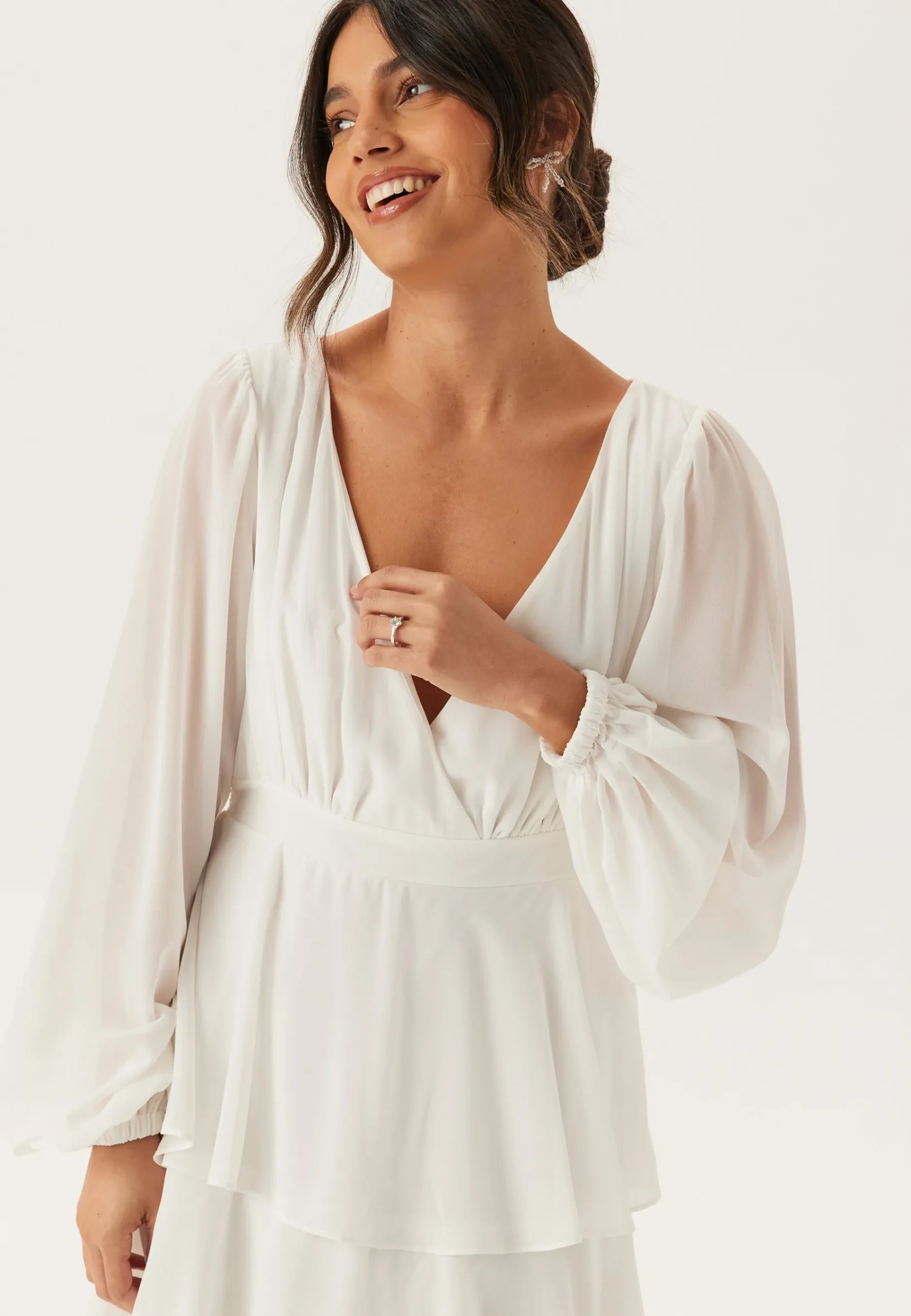 Long Sleeve Tiered Maxi Dress