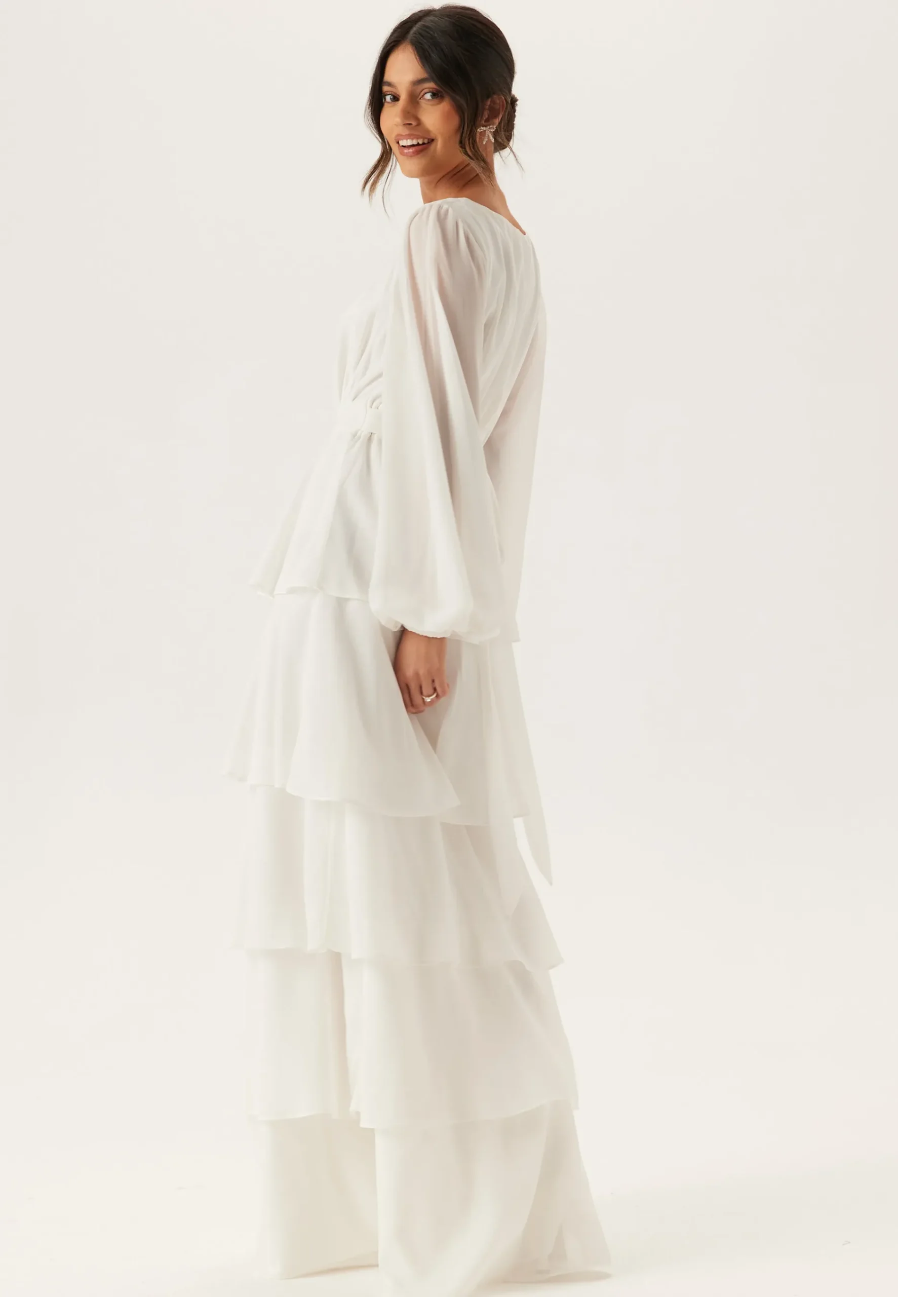 Long Sleeve Tiered Maxi Dress