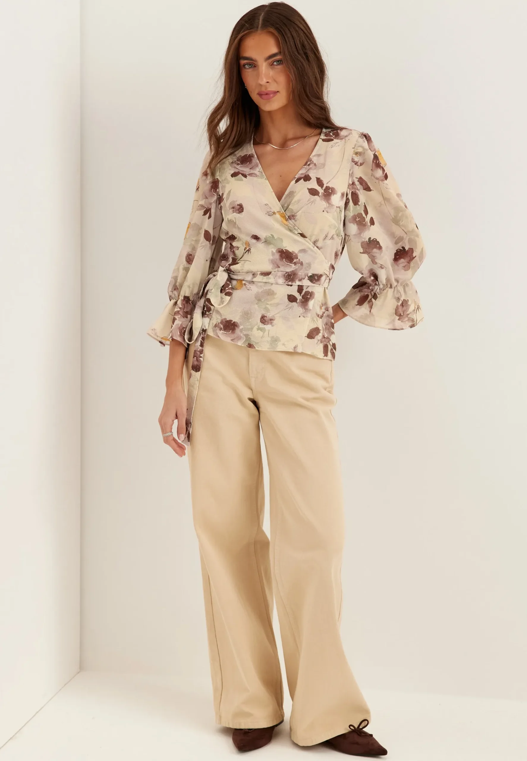 Mary-beth Wrap Blouse