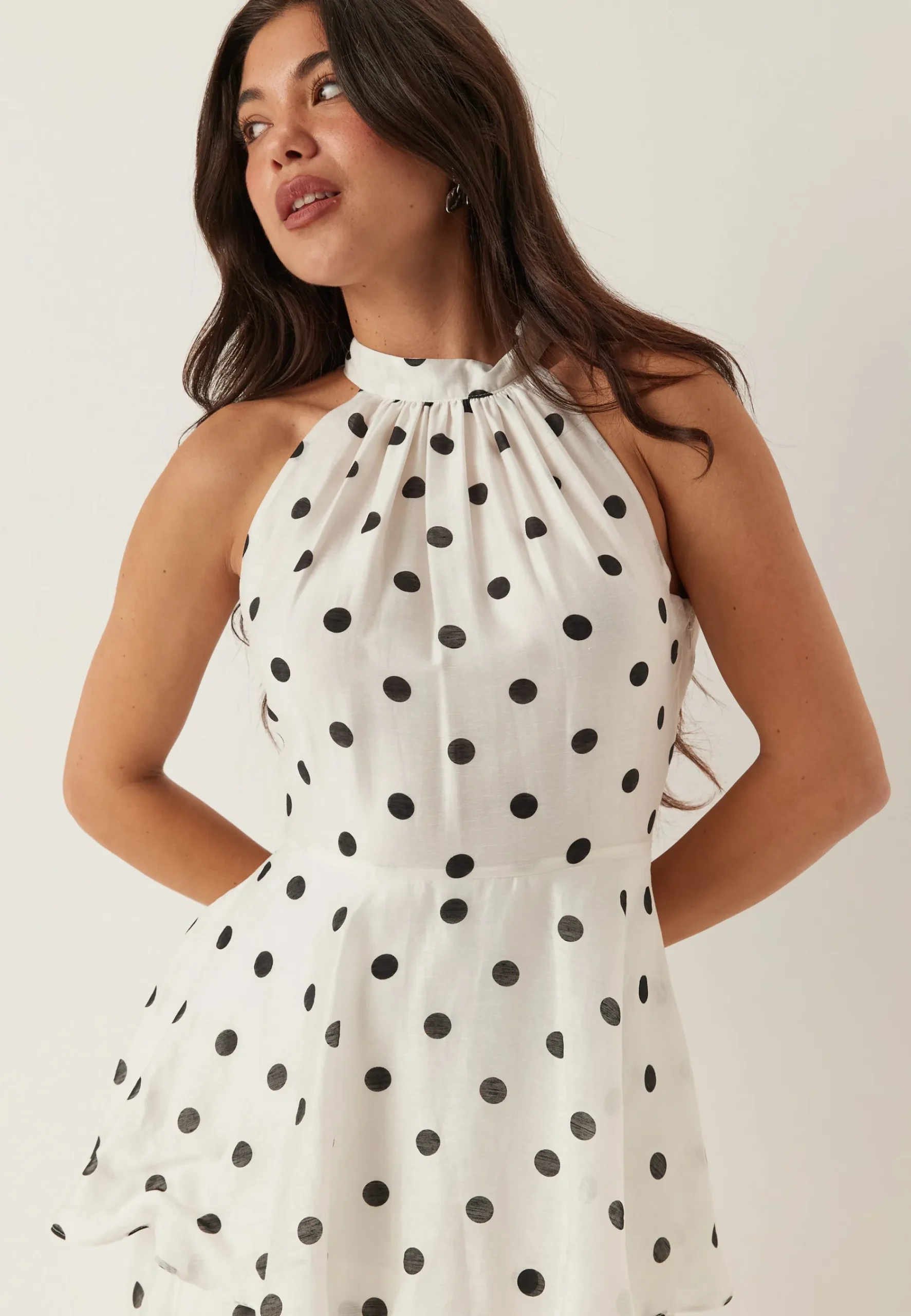 Monroe Tier Halter Midi Dress