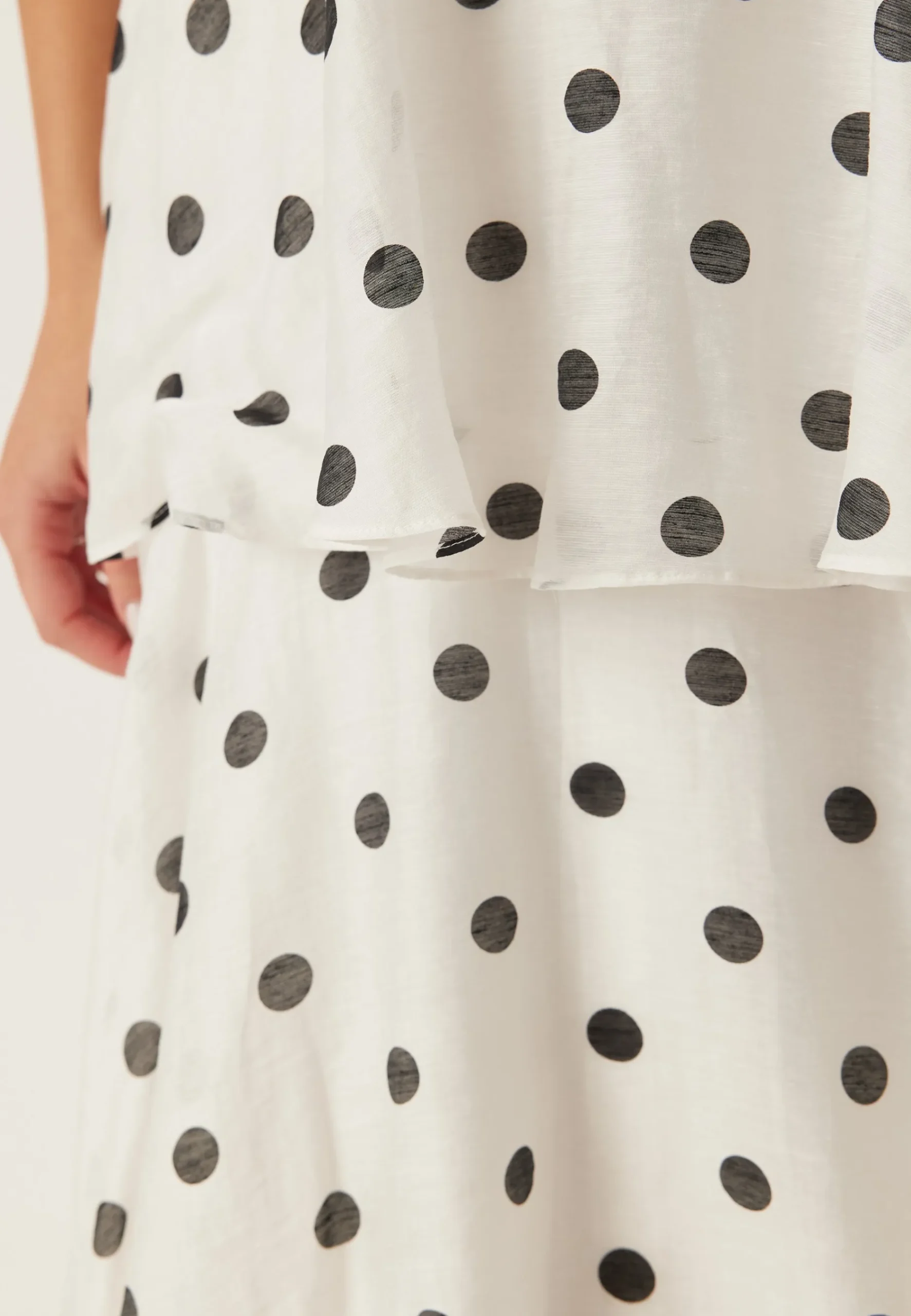 Monroe Tier Halter Midi Dress