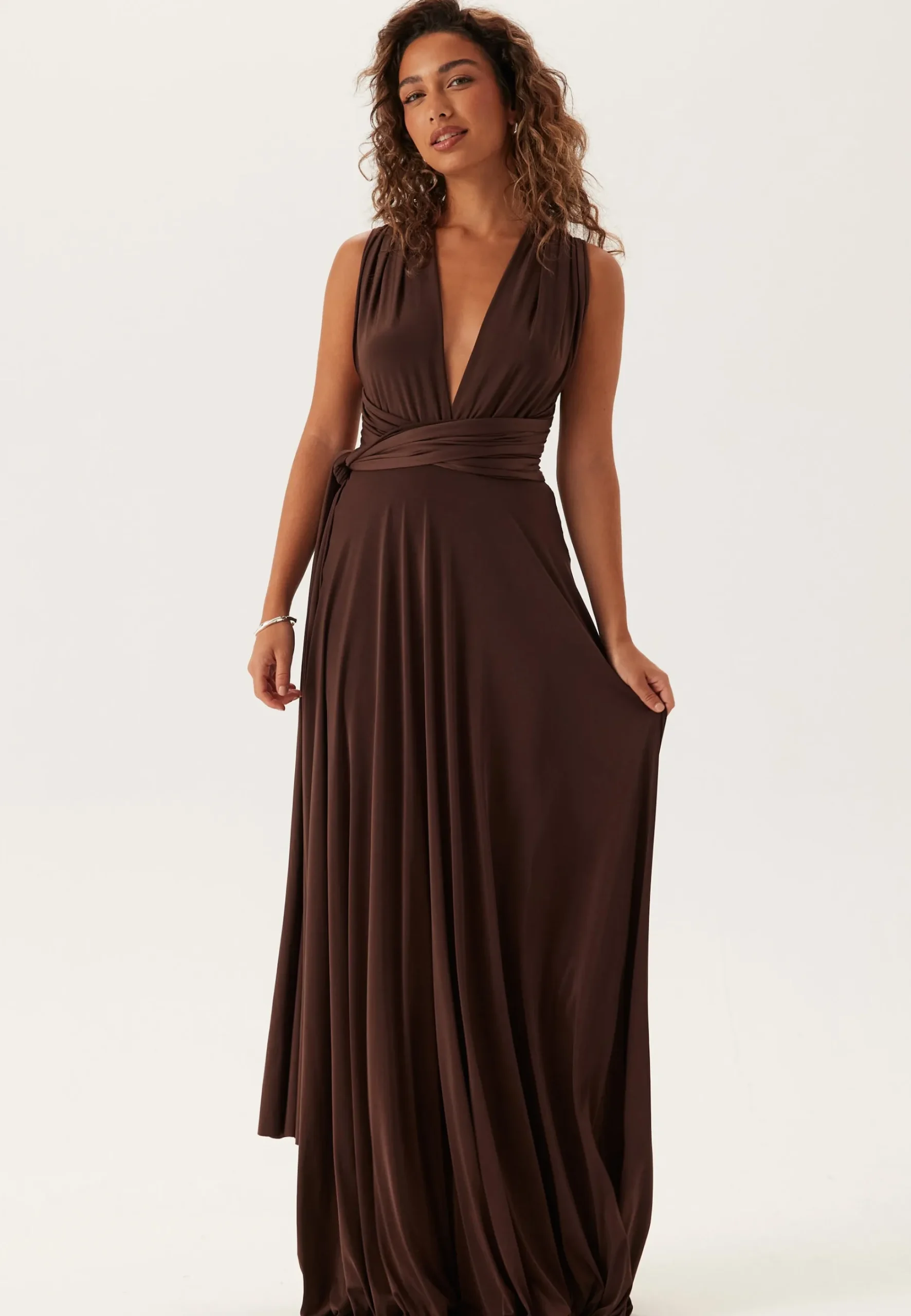 Multi Tie Maxi Dress