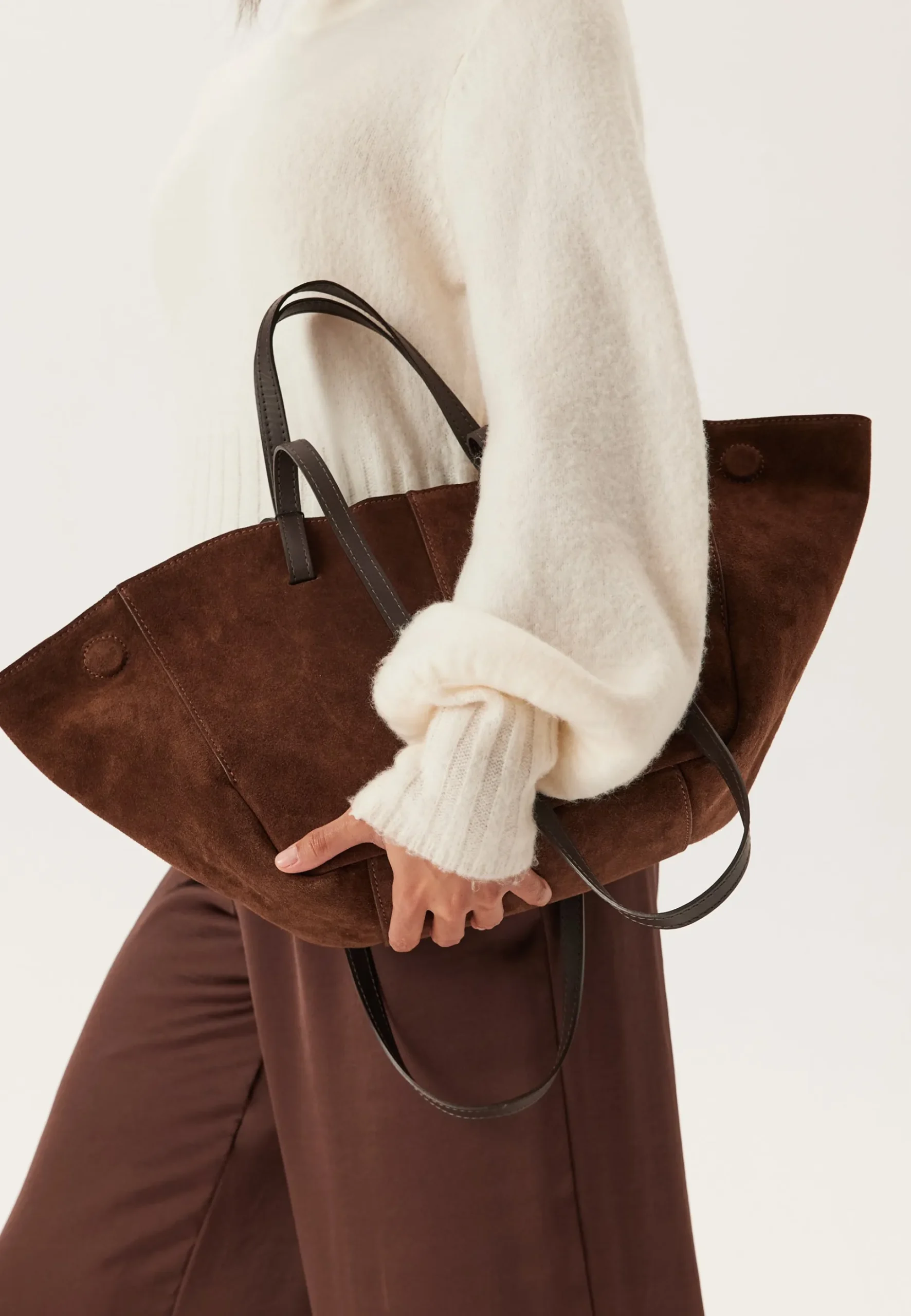 Nola Suede Handbag