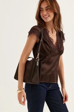 Novara Suede Handbag
