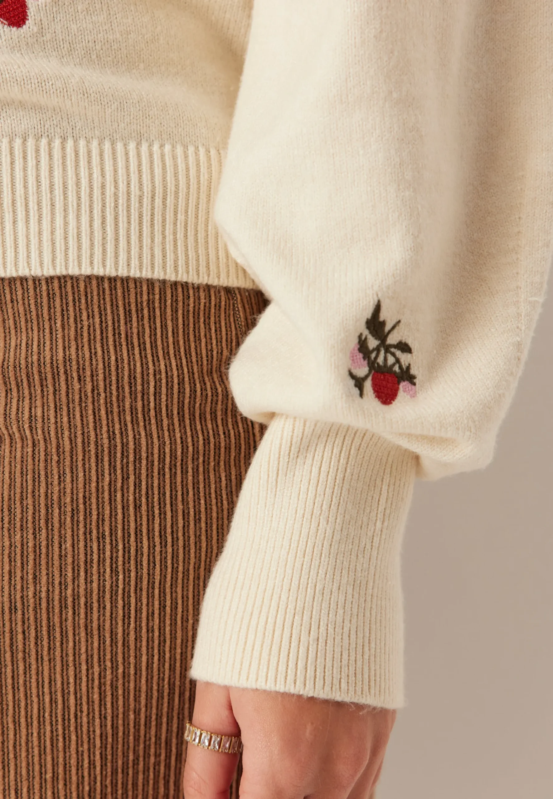 Objebba Thess L/S RE KNIT CARDIGAN