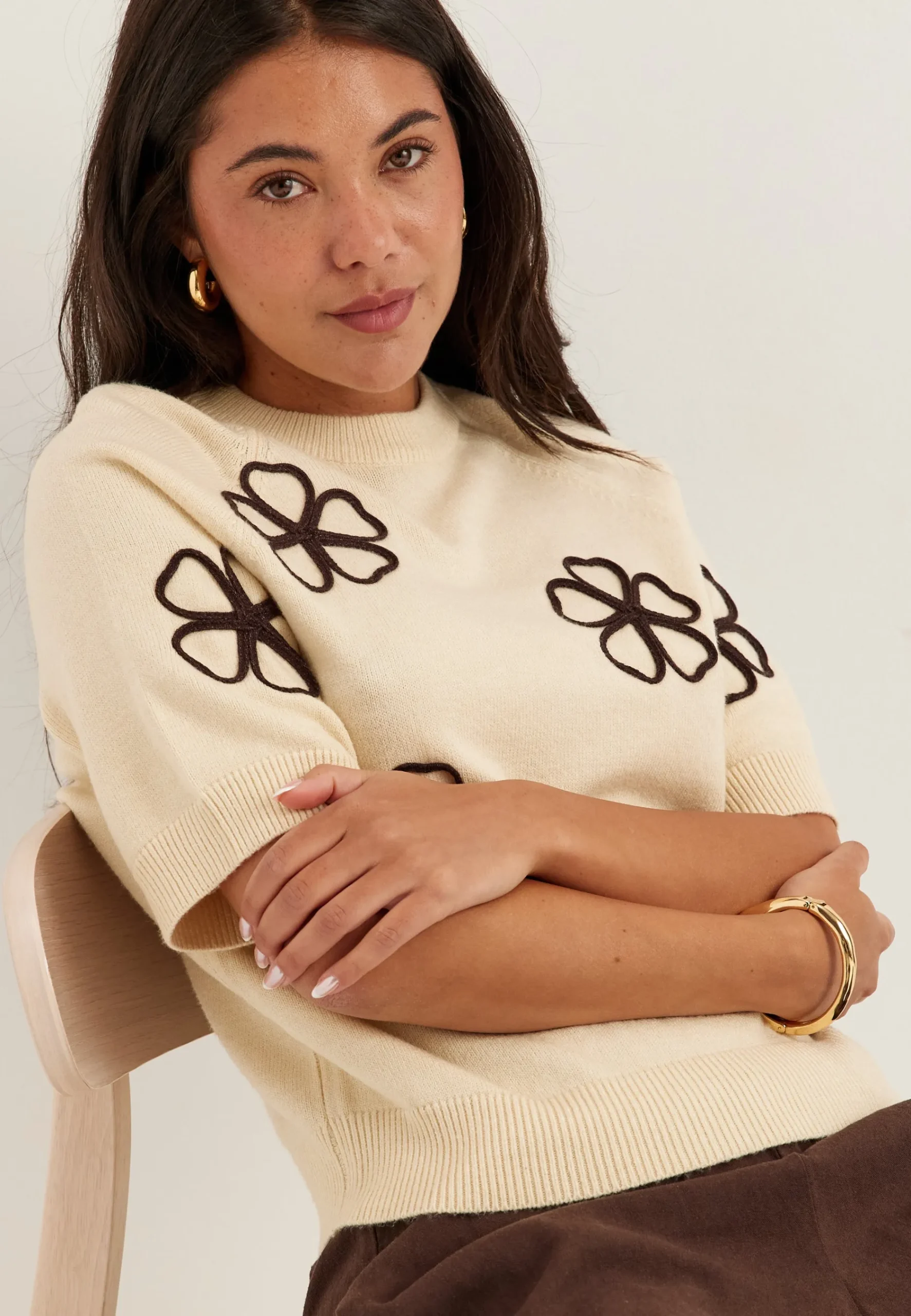 Objlaney Rubin Ss Pullover