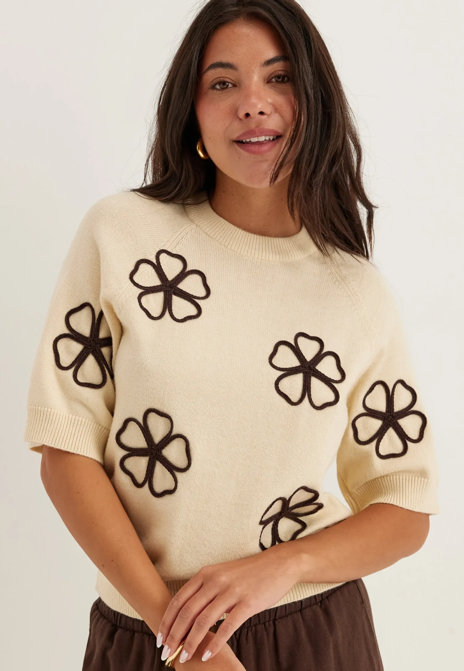 Objlaney Rubin Ss Pullover