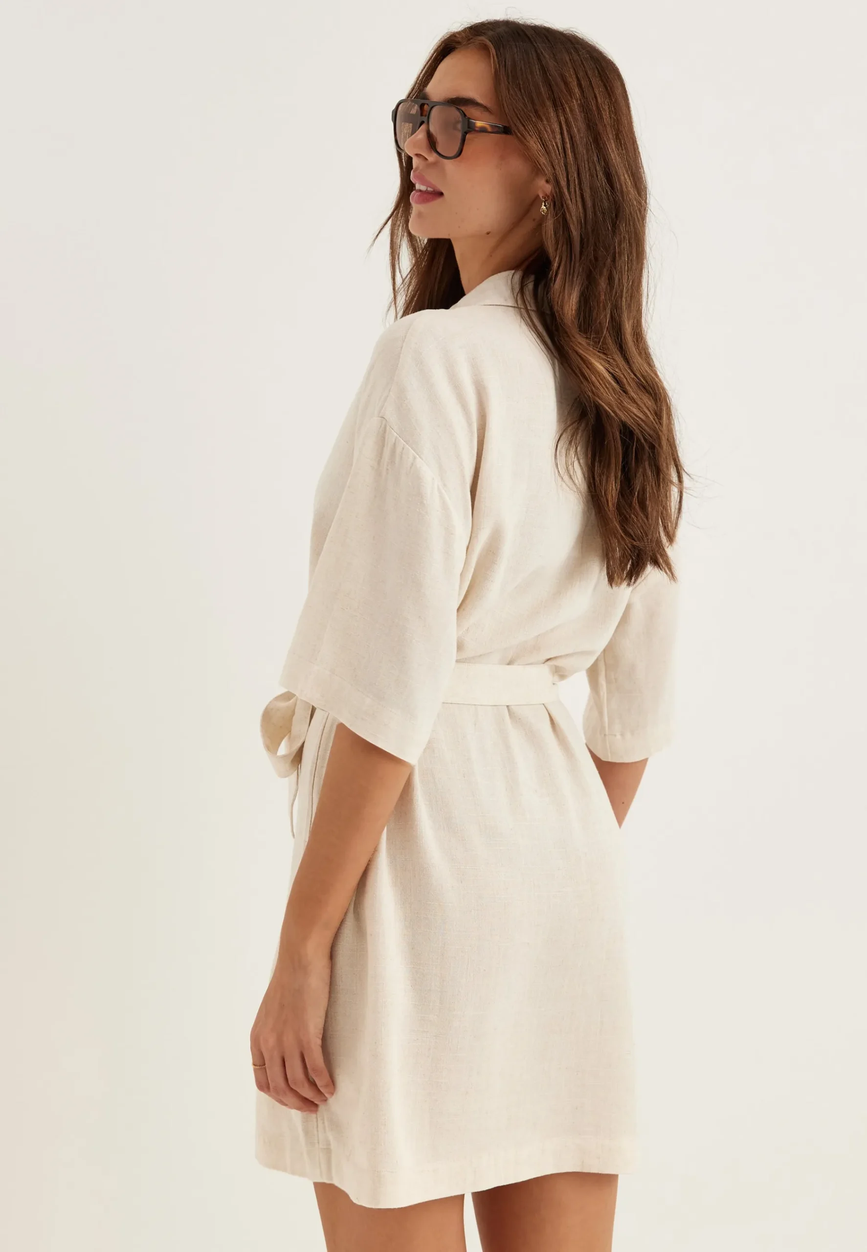 Objsanne 2/4 LO SHIRT DRESS NOOS