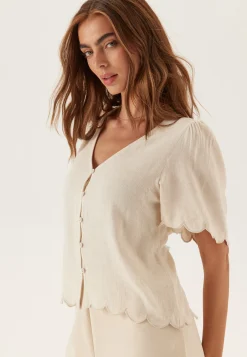 Objsanne 2/4 LO V-NECK TOP NOOS