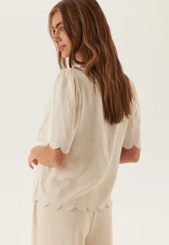 Objsanne 2/4 LO V-NECK TOP NOOS