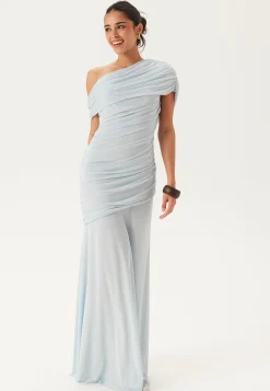 Off Shoulder Mesh Gown