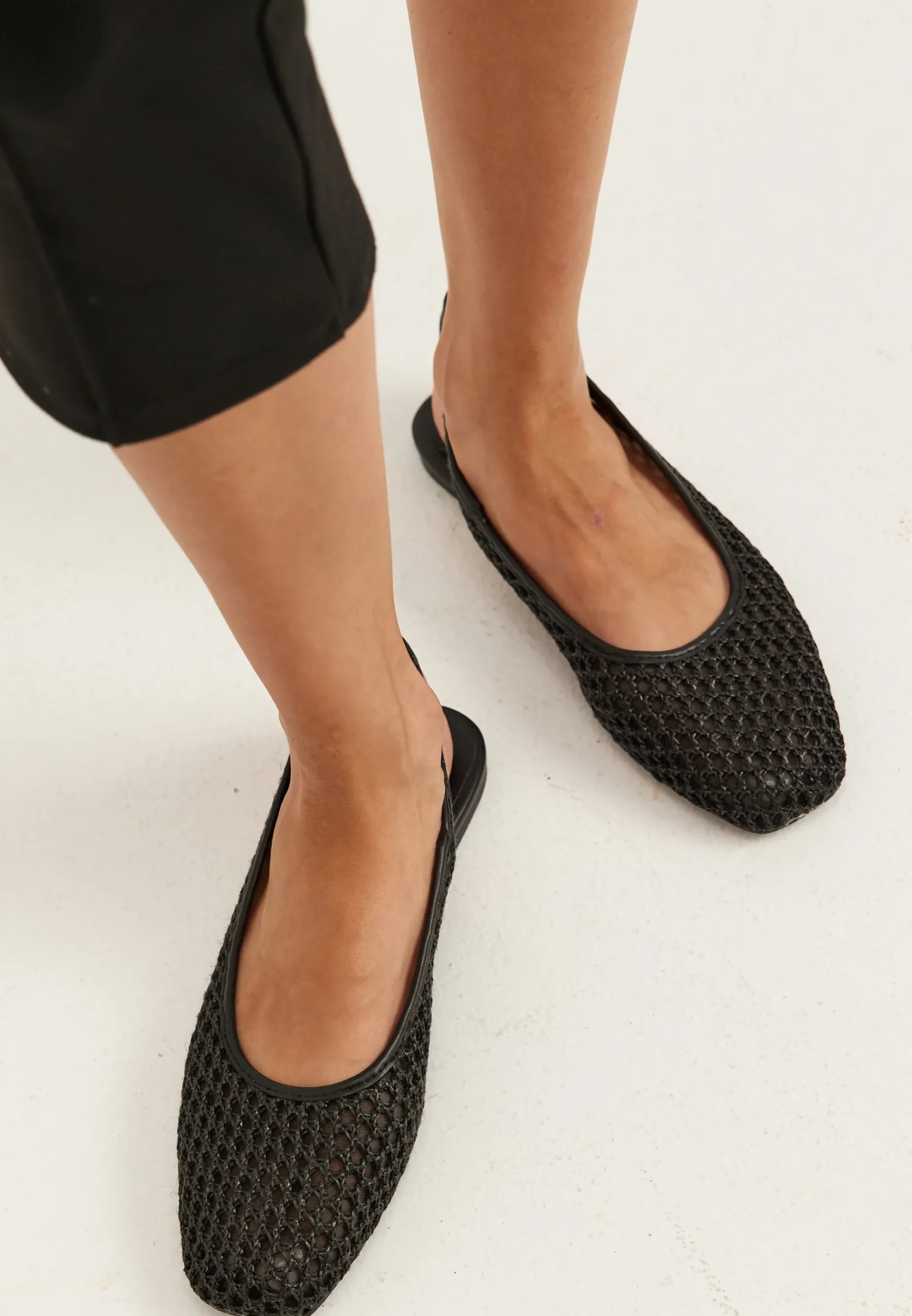 Onlakira-7 Woven Slingback Ballerina