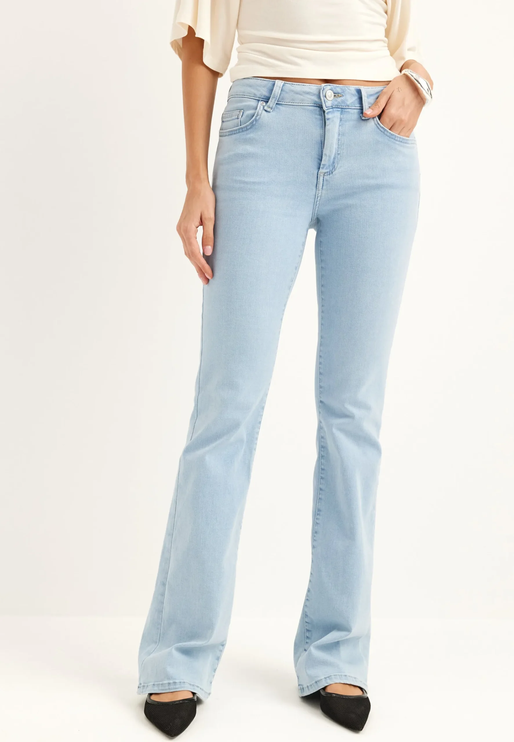 Onlblush Mid Flared Dnm