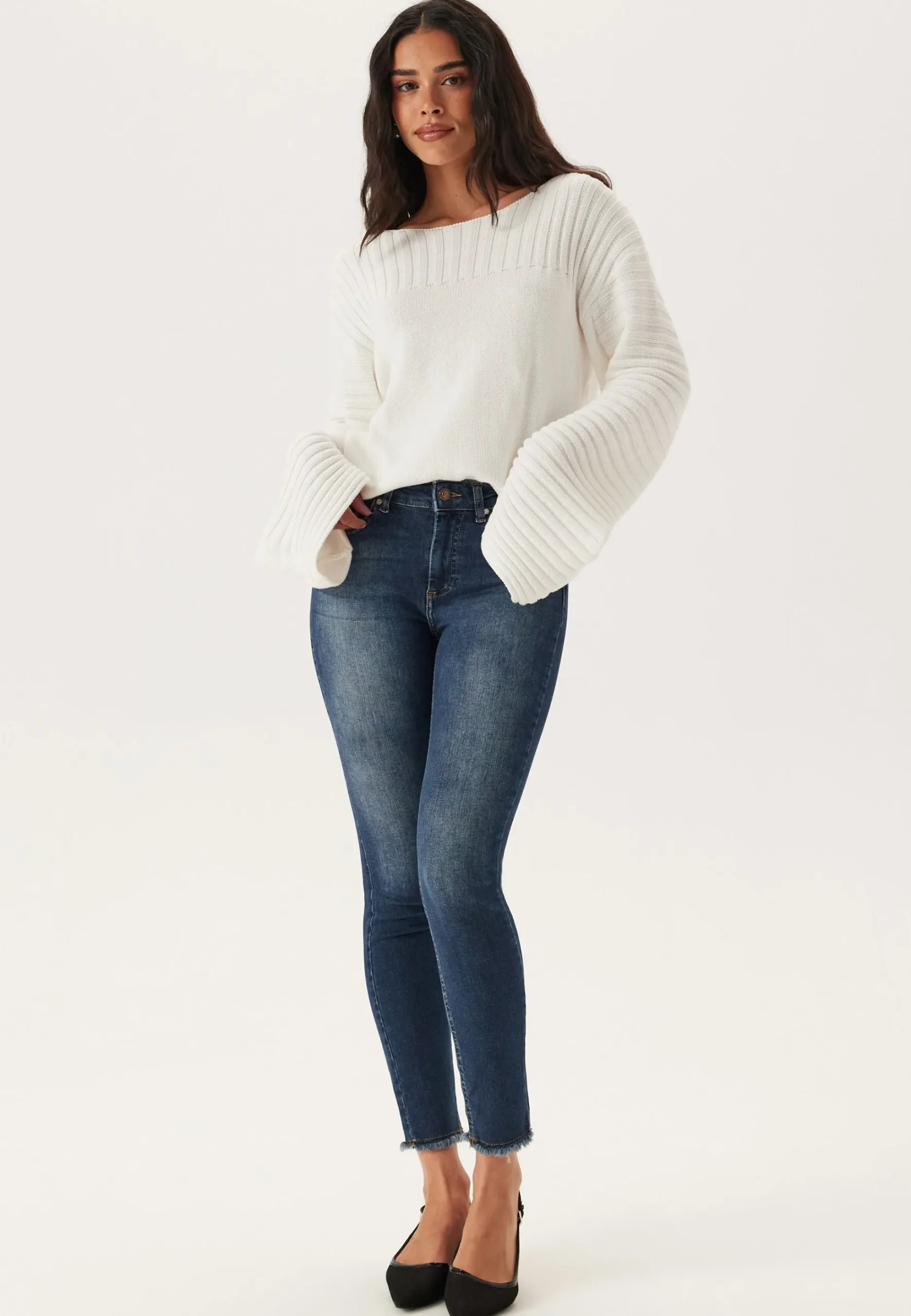 Onlblush Mid Sk Ank Rw Dnm Rea