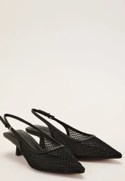 Onlcoco-9 Slingback Mesh Bling