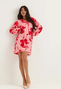Onlhyaci L/S STRING SHORT DRESS