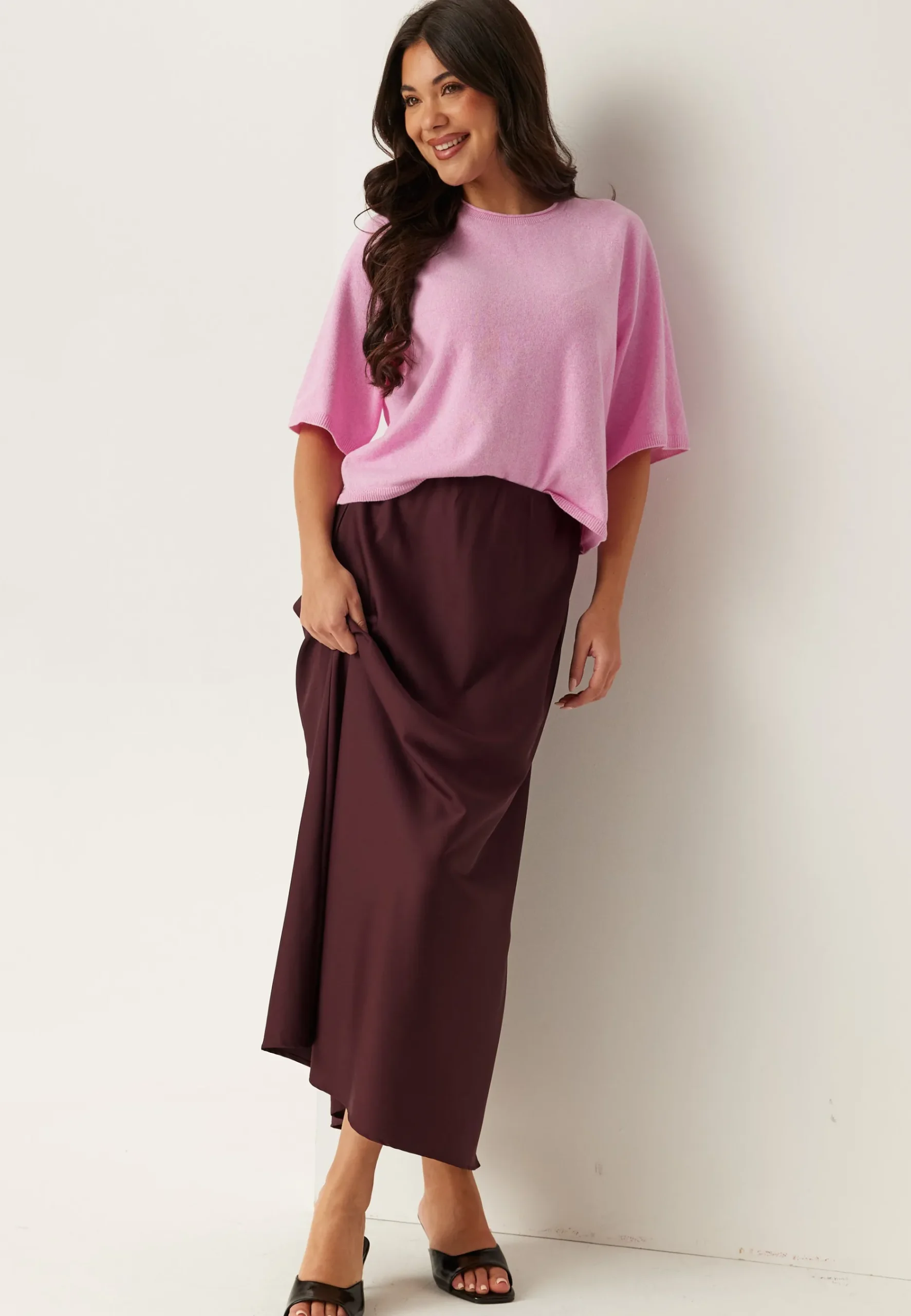 Onlloyal 2/4 O-NECK KNT