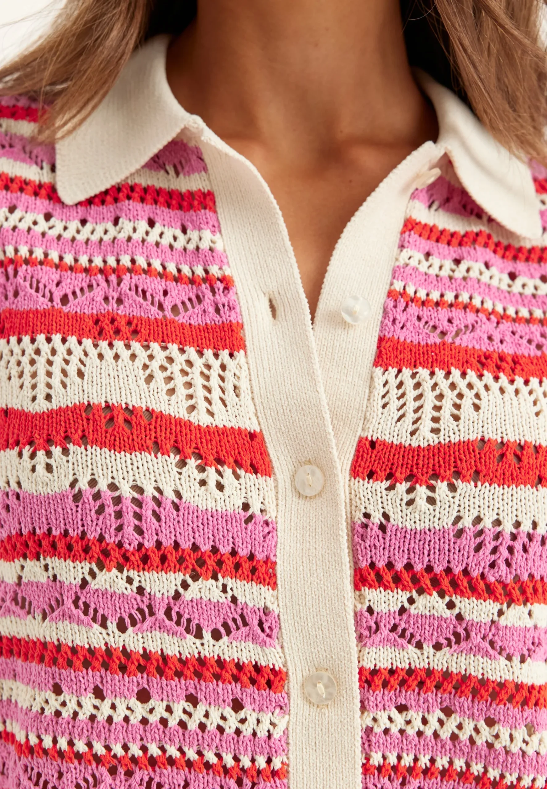 Onllula Polo S/S CARDIGAN KNT
