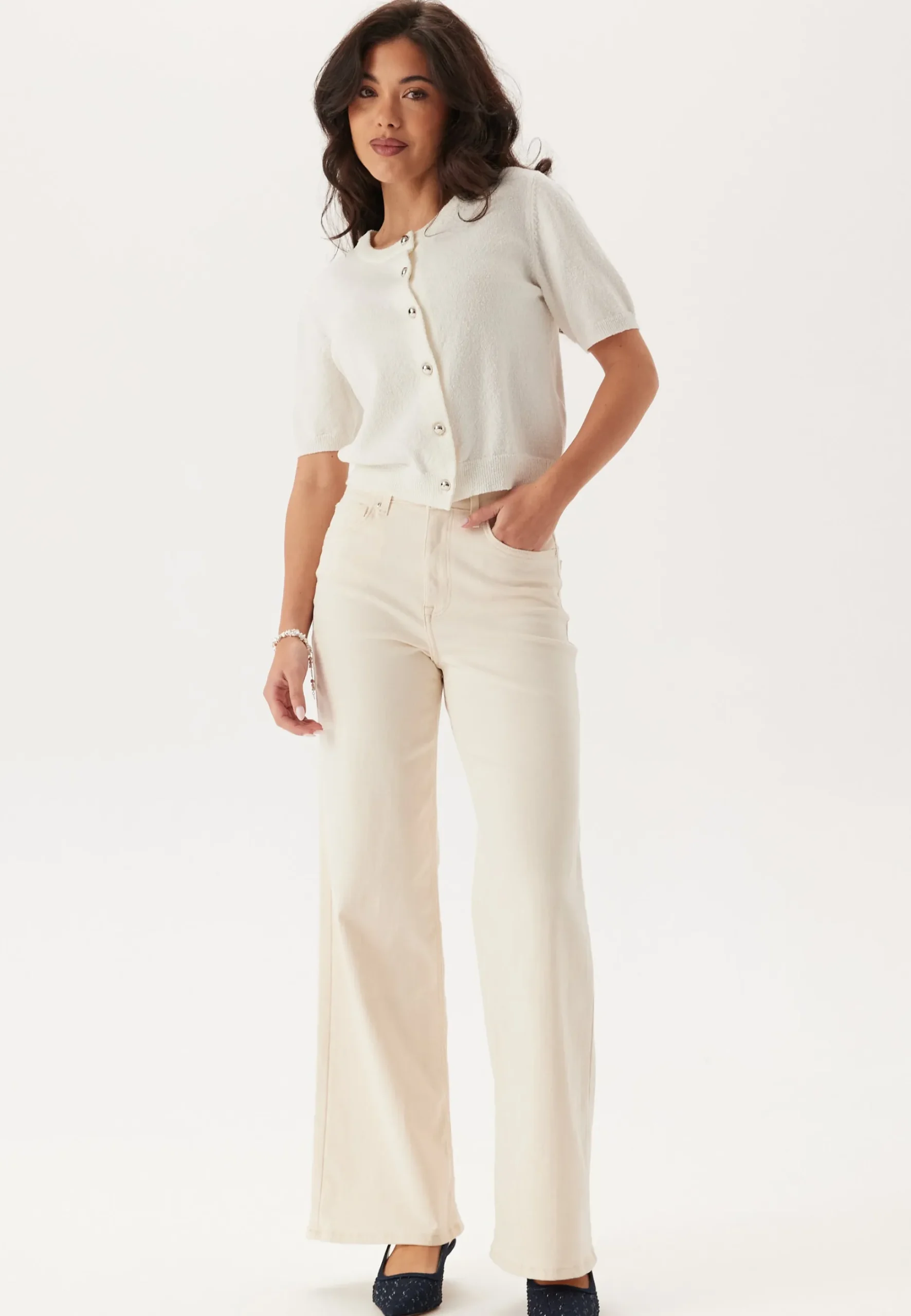 Onlmadison Blush Hw Wide Dnm