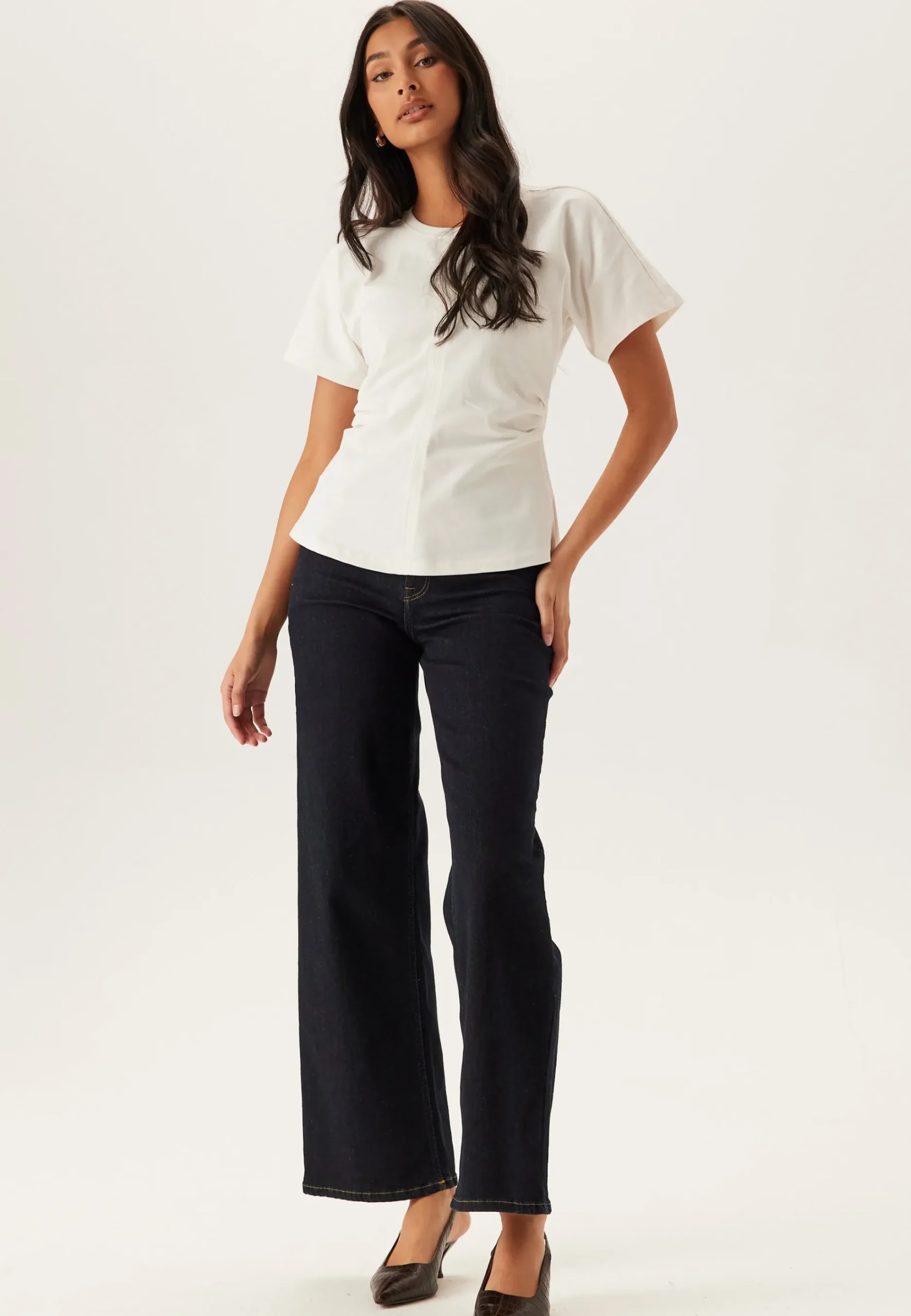 Onlmarie Life S/S RUCHING TOP