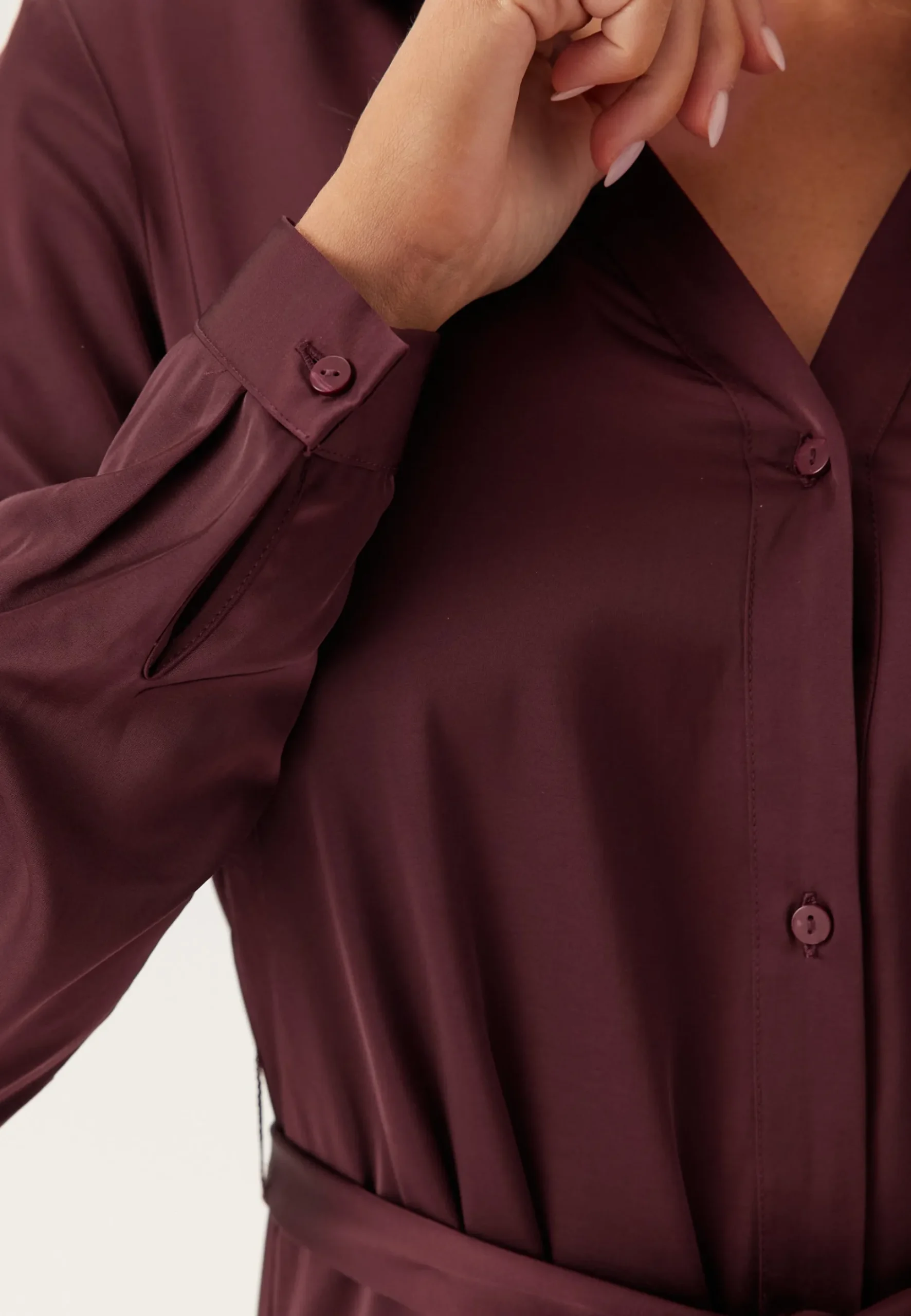Onlmika Vis Satin L/S LONG DRE
