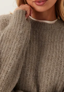 Pccleo Ls O-neck Chunky Knit