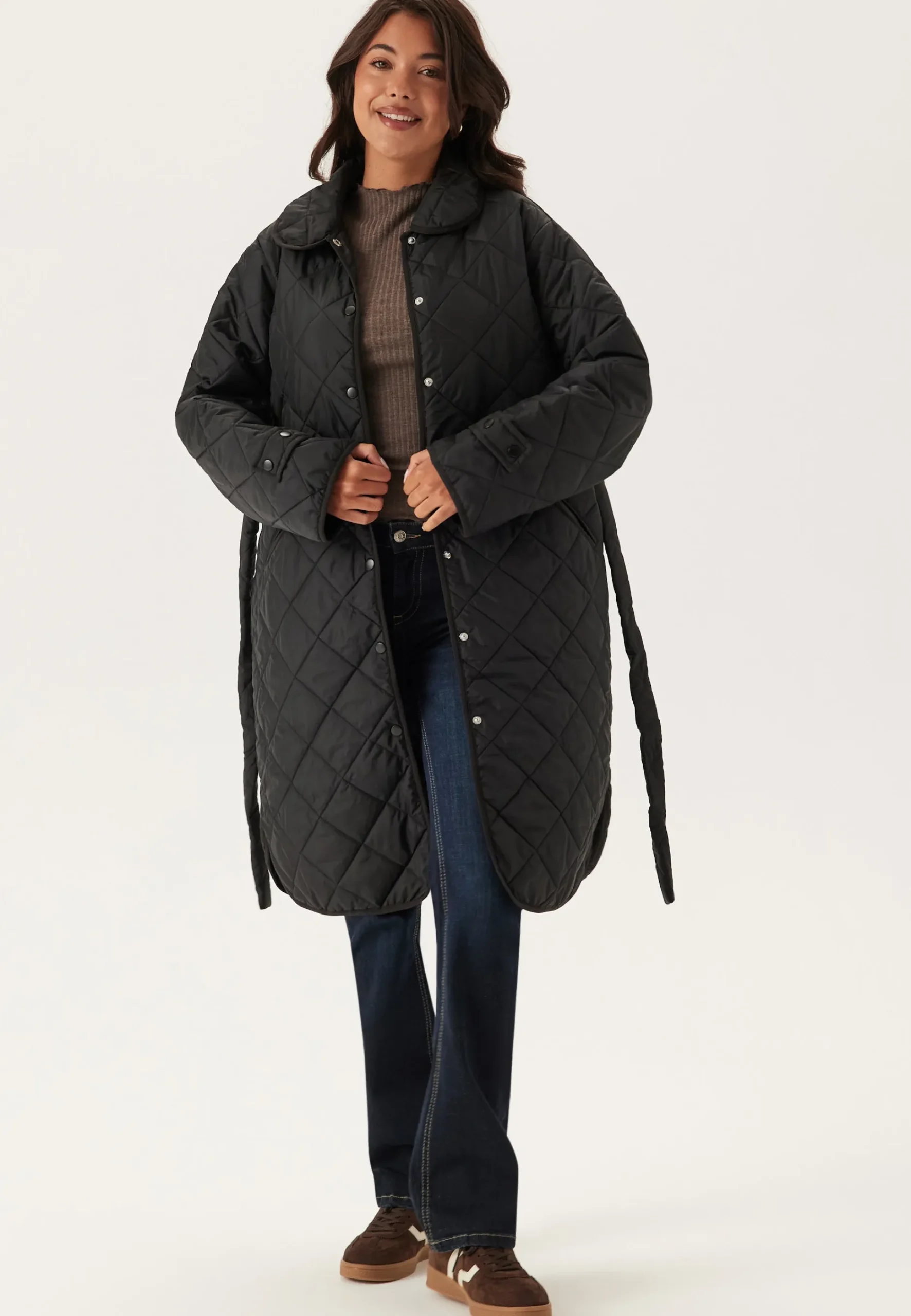 Pcemily Long Quilted Jacket