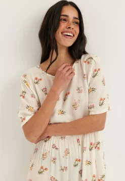 Pcevie Ss Ankle Dress Wvn Noos