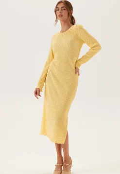 Pcflora Ls Midi Dress