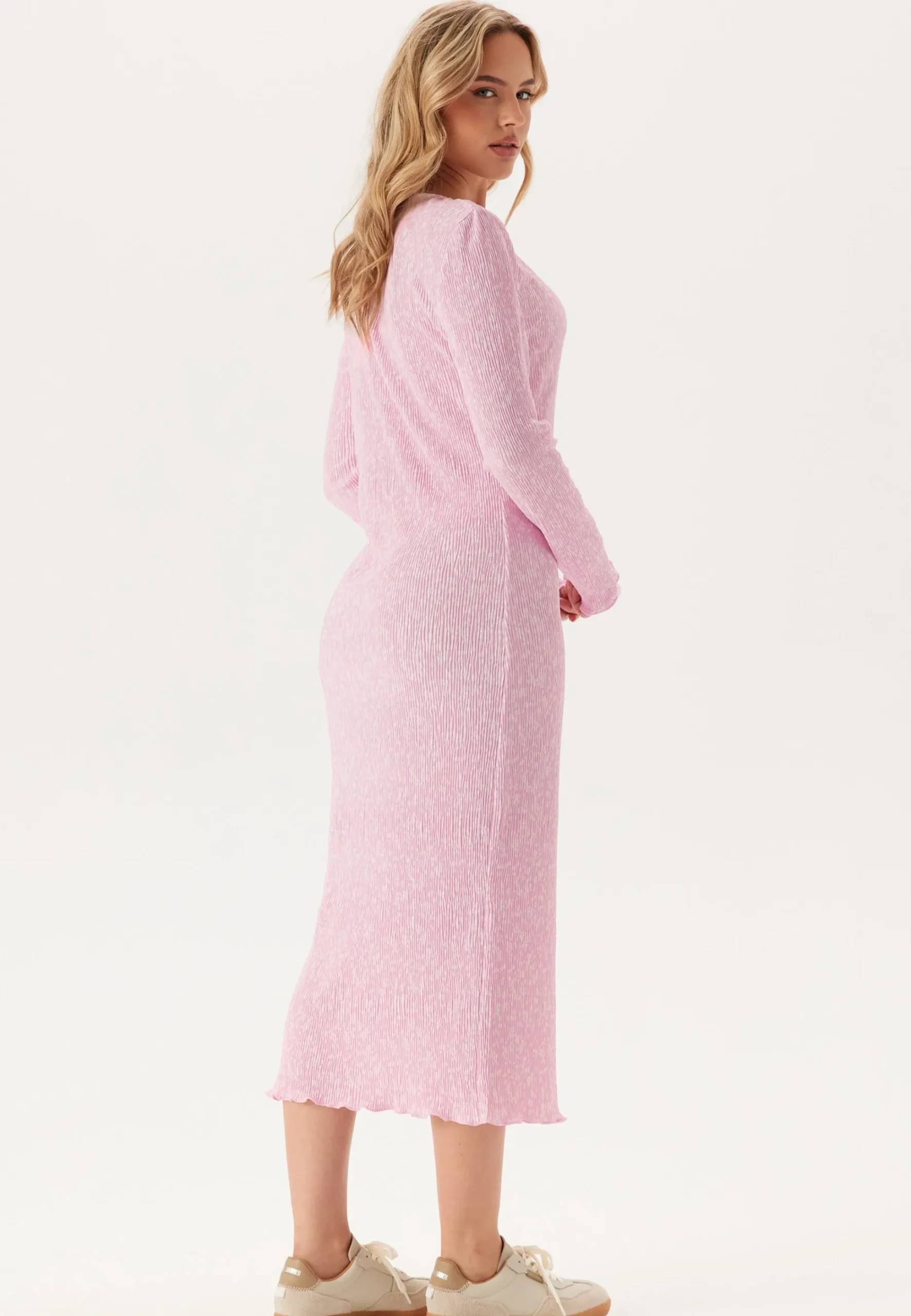 Pcflora Ls Midi Dress