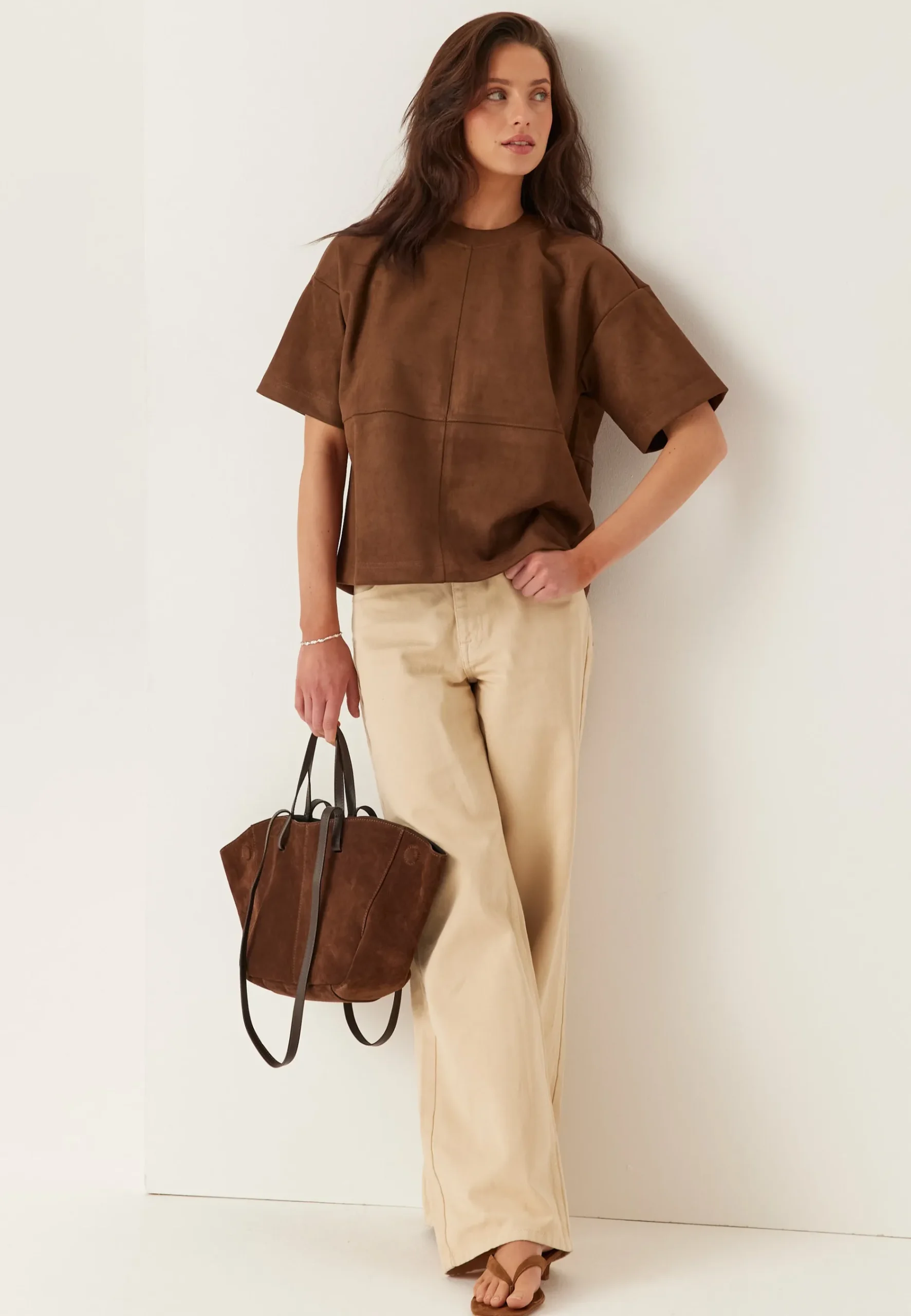 Pcgertu Ss Boxy Tee