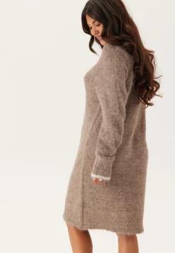 Pcivy Ls Contrast Knit Dress