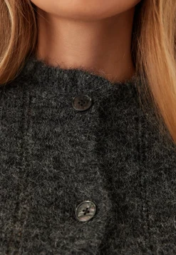 Pcjasmijn Ls O-neck Knit Cardigan
