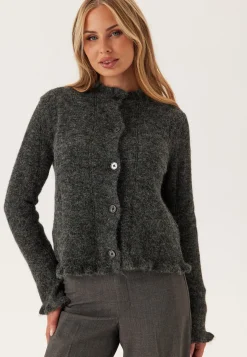 Pcjasmijn Ls O-neck Knit Cardigan