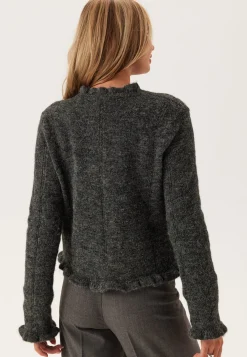 Pcjasmijn Ls O-neck Knit Cardigan