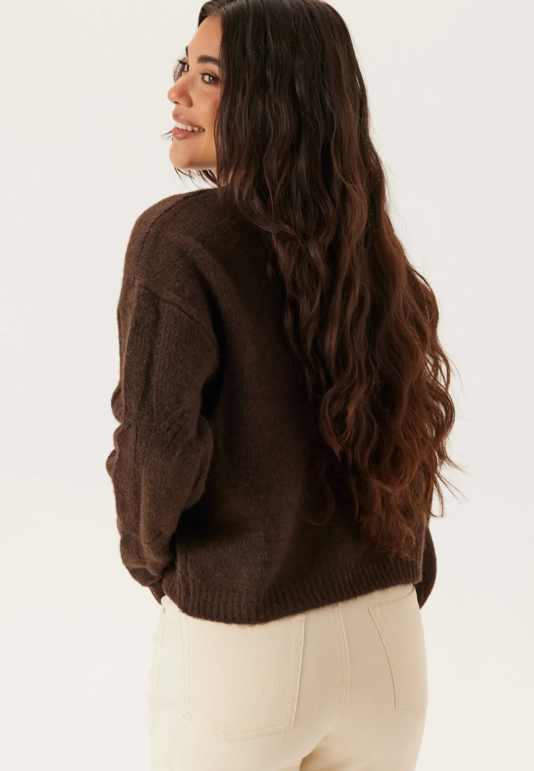 Pcjenna Ls O-neck Cable Knit