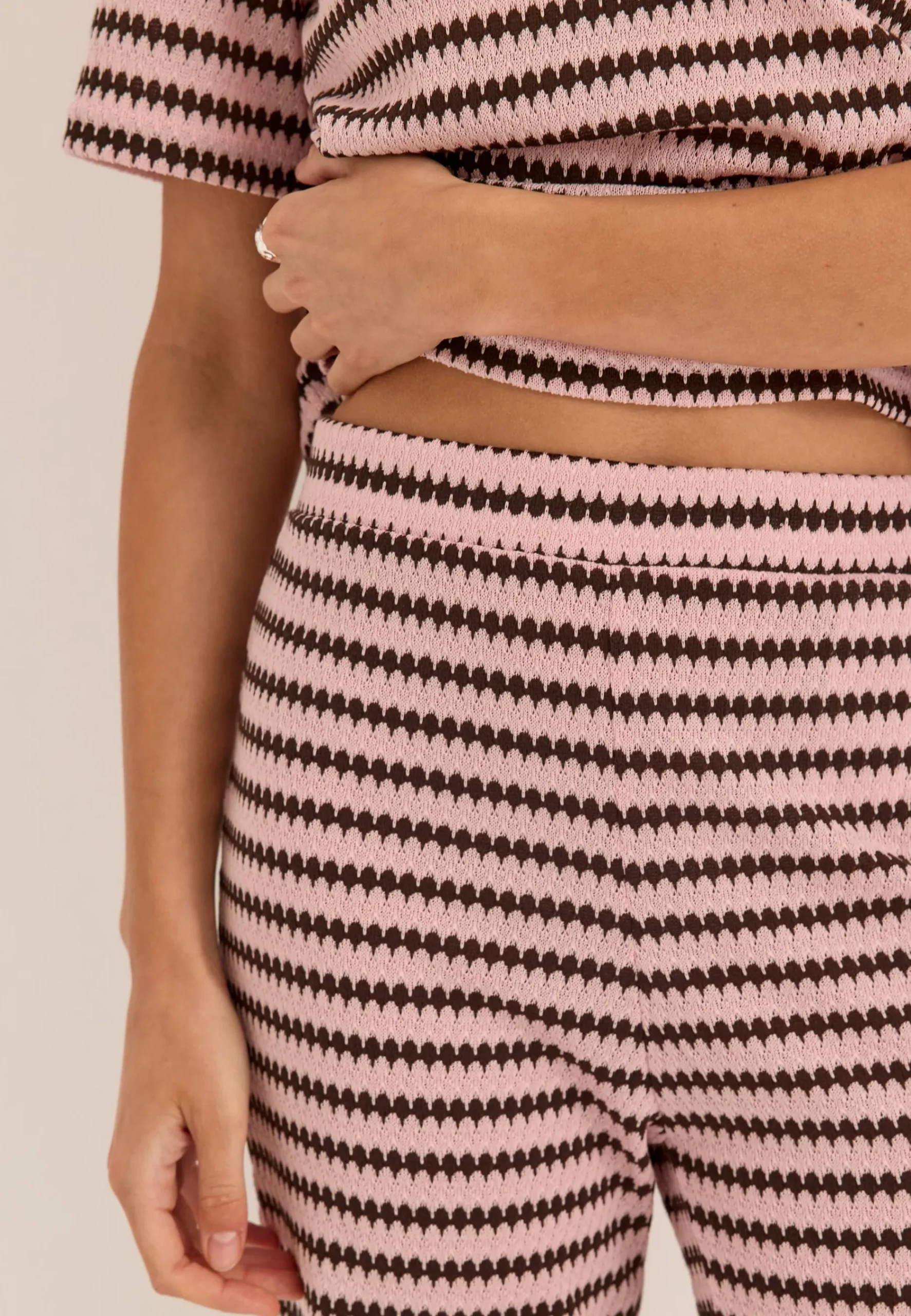 Pcjeya Hw Wide Knit Pant
