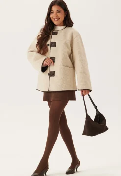 Pcjulie Reversible Teddy Coat