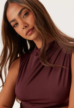 Pcmadison Sl Draped Top