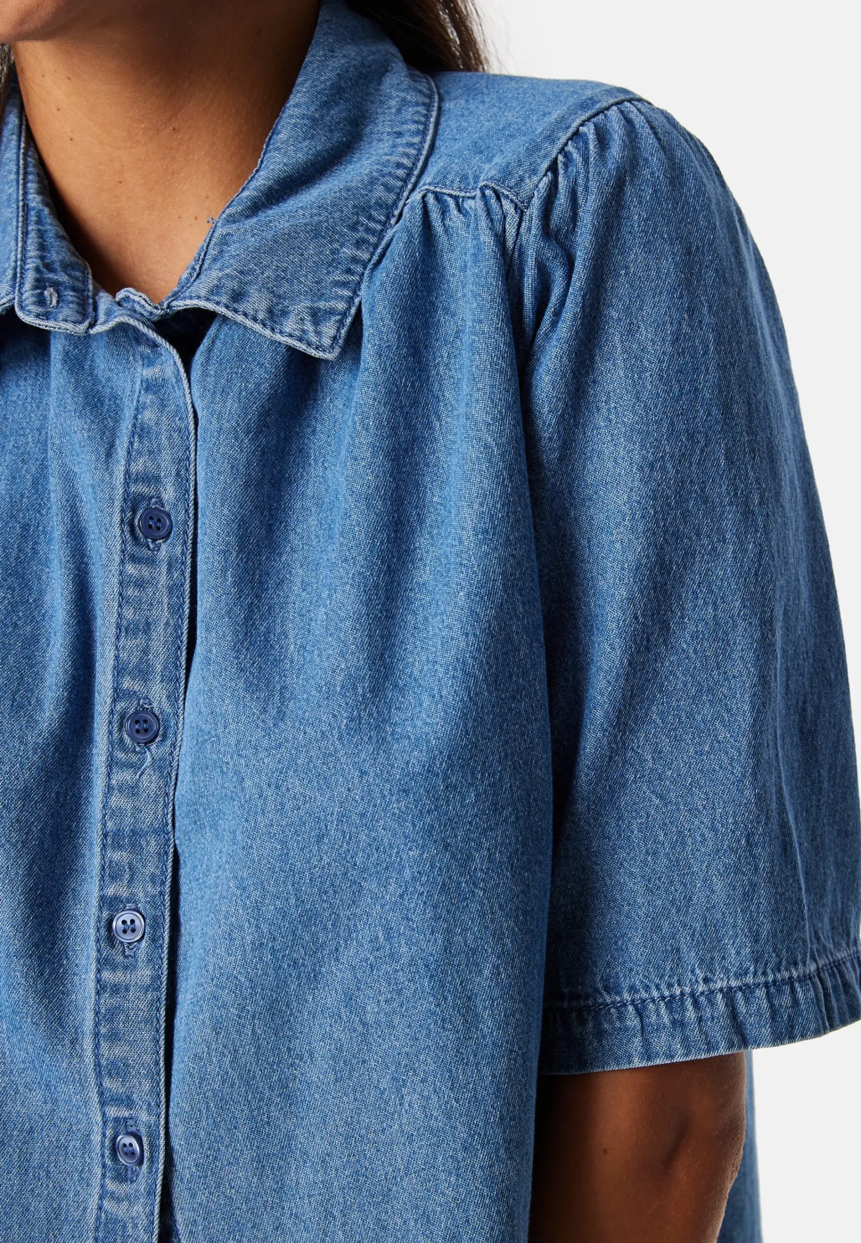 Pcmag SS Denim Shirt