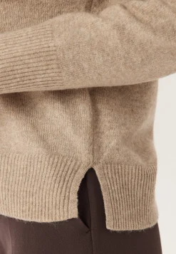 Pcmalou Ls O-neck Cutline Knit