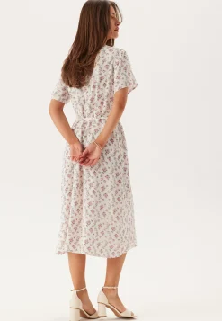 Pcnya Ss V-neck Midi Dress
