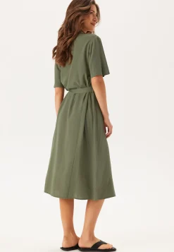 Pcpia 2/4 MIDI SHIRT DRESS