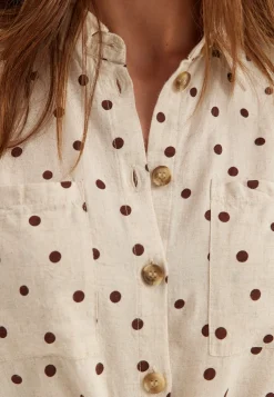 Pcpia Ss Tie Shirt Wvn Noos
