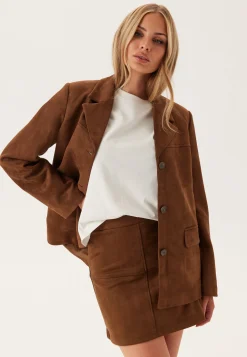 Pcrakel Brushed Hw Mini Skirt