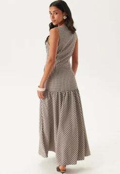 Ruched Front Ankle Dress