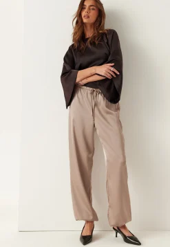 Satin Balloon Trousers