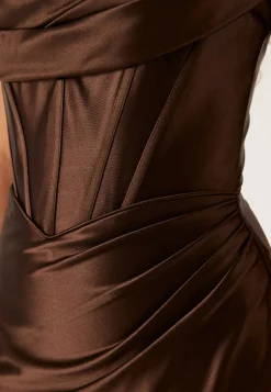 Satin Evening Dress
