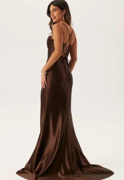 Satin Evening Dress
