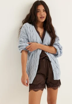Satin Lace Shorts